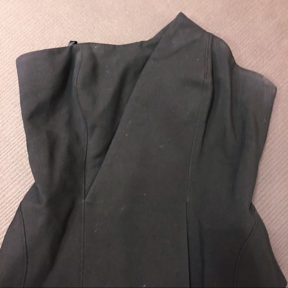 Black Structured Bustier Top - Picture 4 of 5